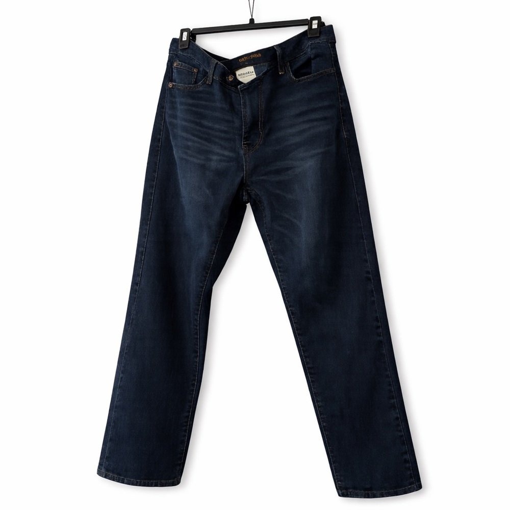 Dark Blue Men's Straight Jeans